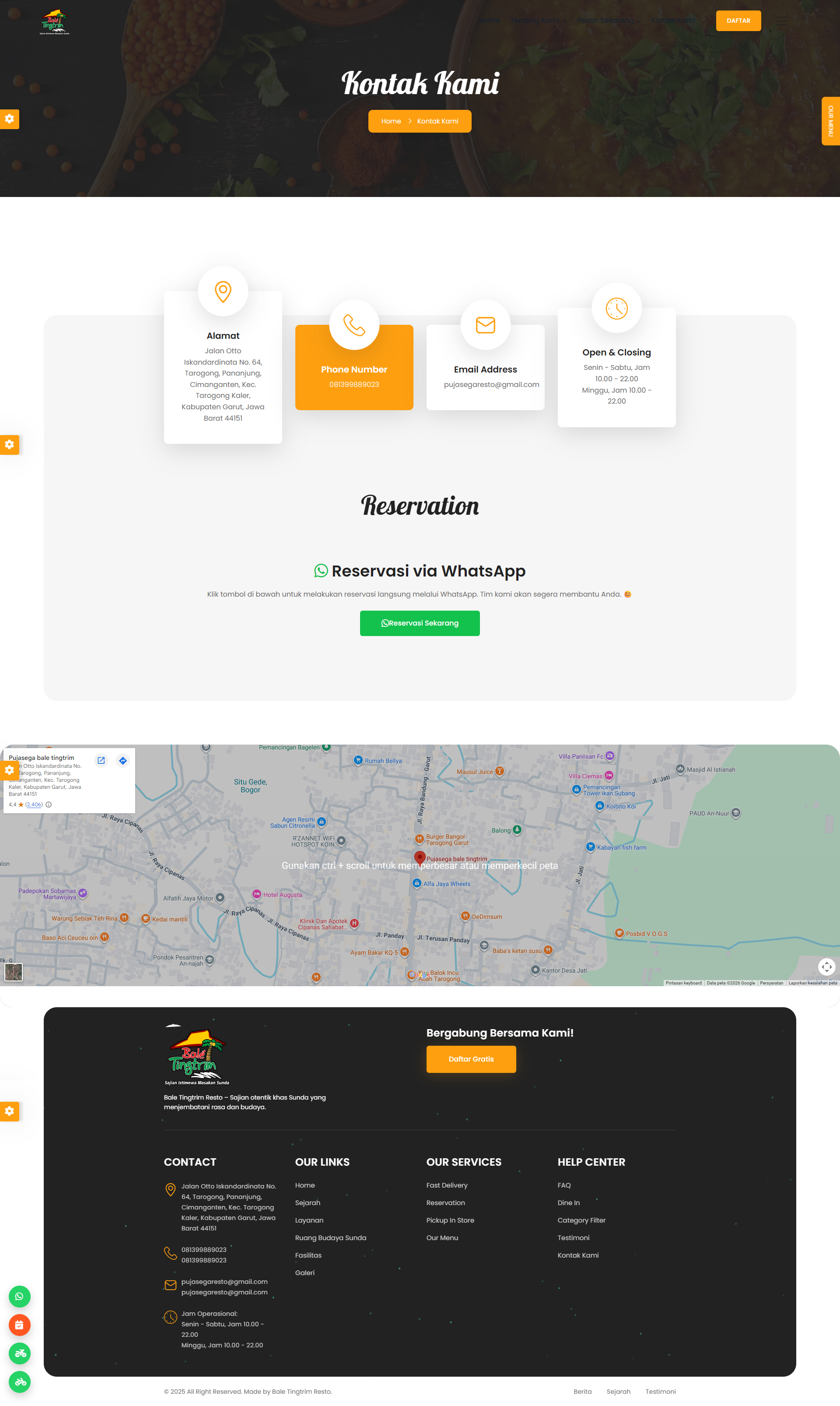 Website Company Profile Resto