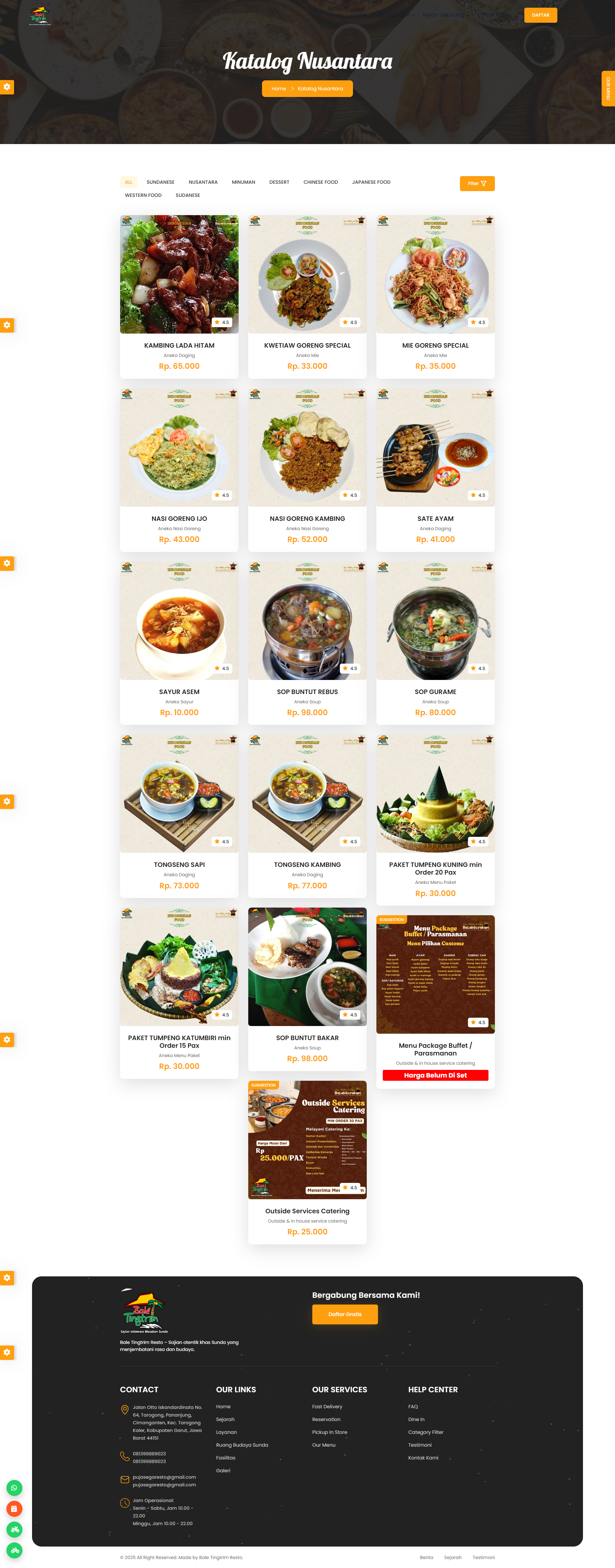 Website Company Profile Resto