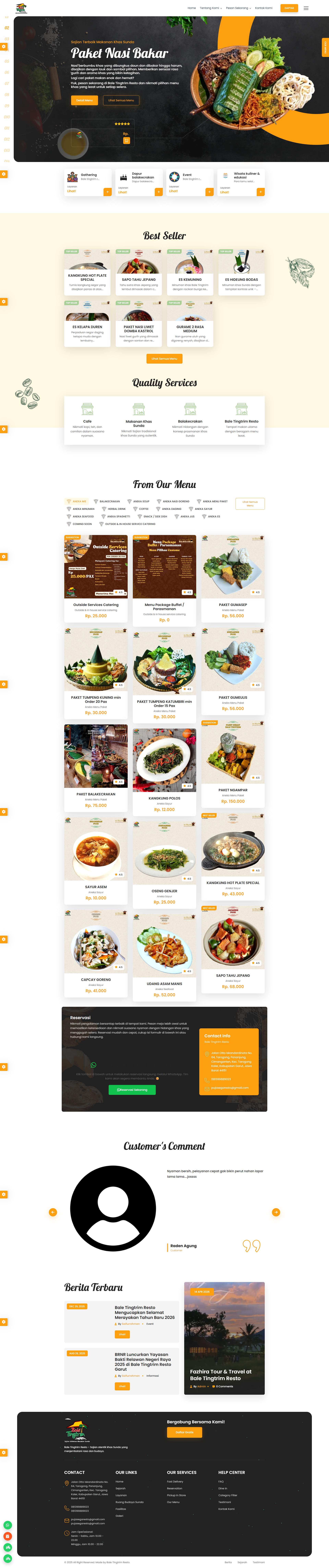 Website Company Profile Resto